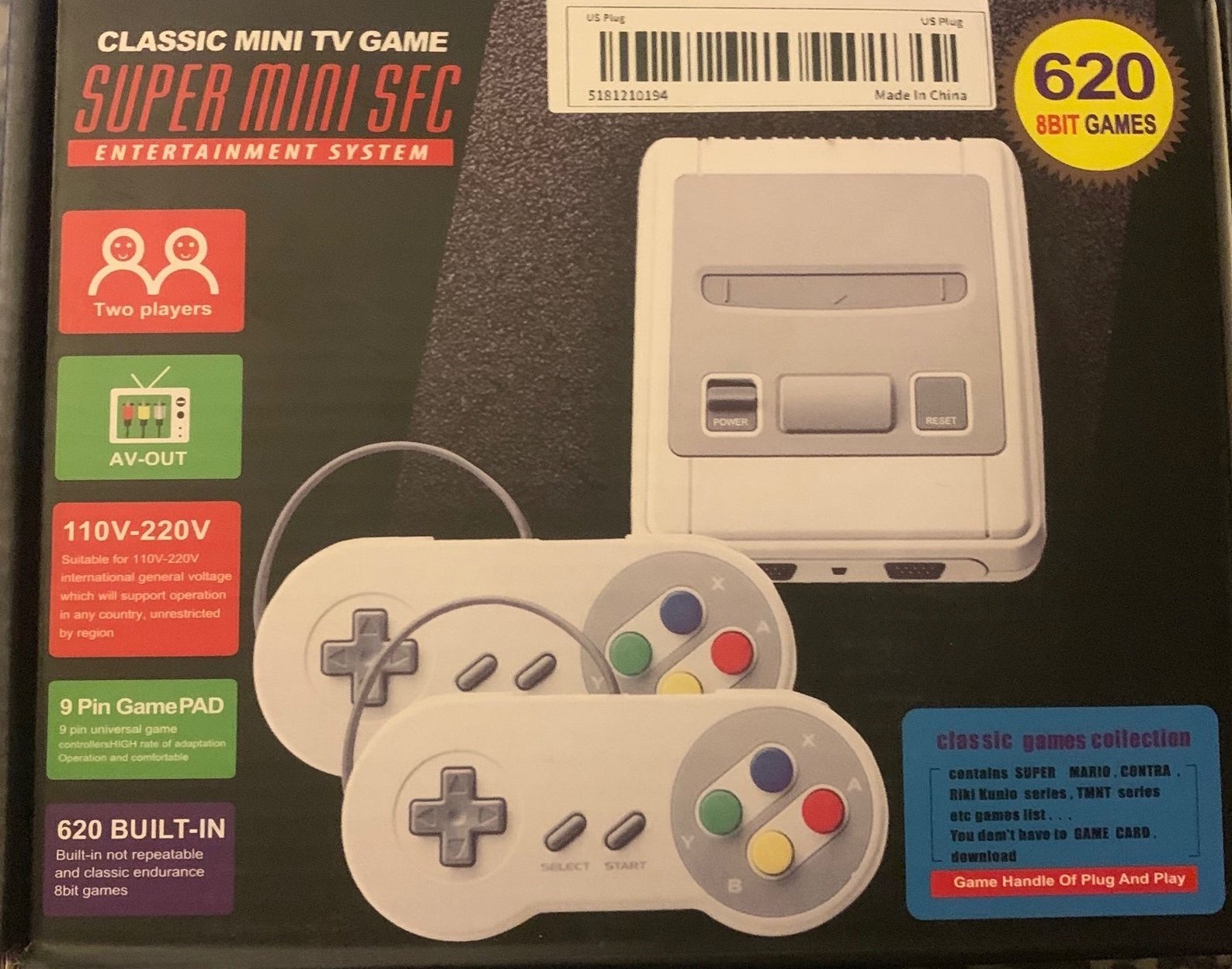 Super Mini SFC entertainment system