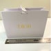 10 pcs Dior white gift bag