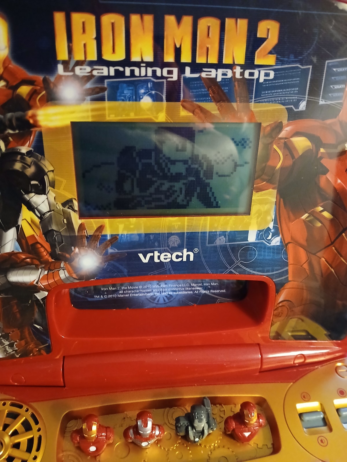 Marvel's Iron Man2 Learning Laptop VTech Educational TESTED and works