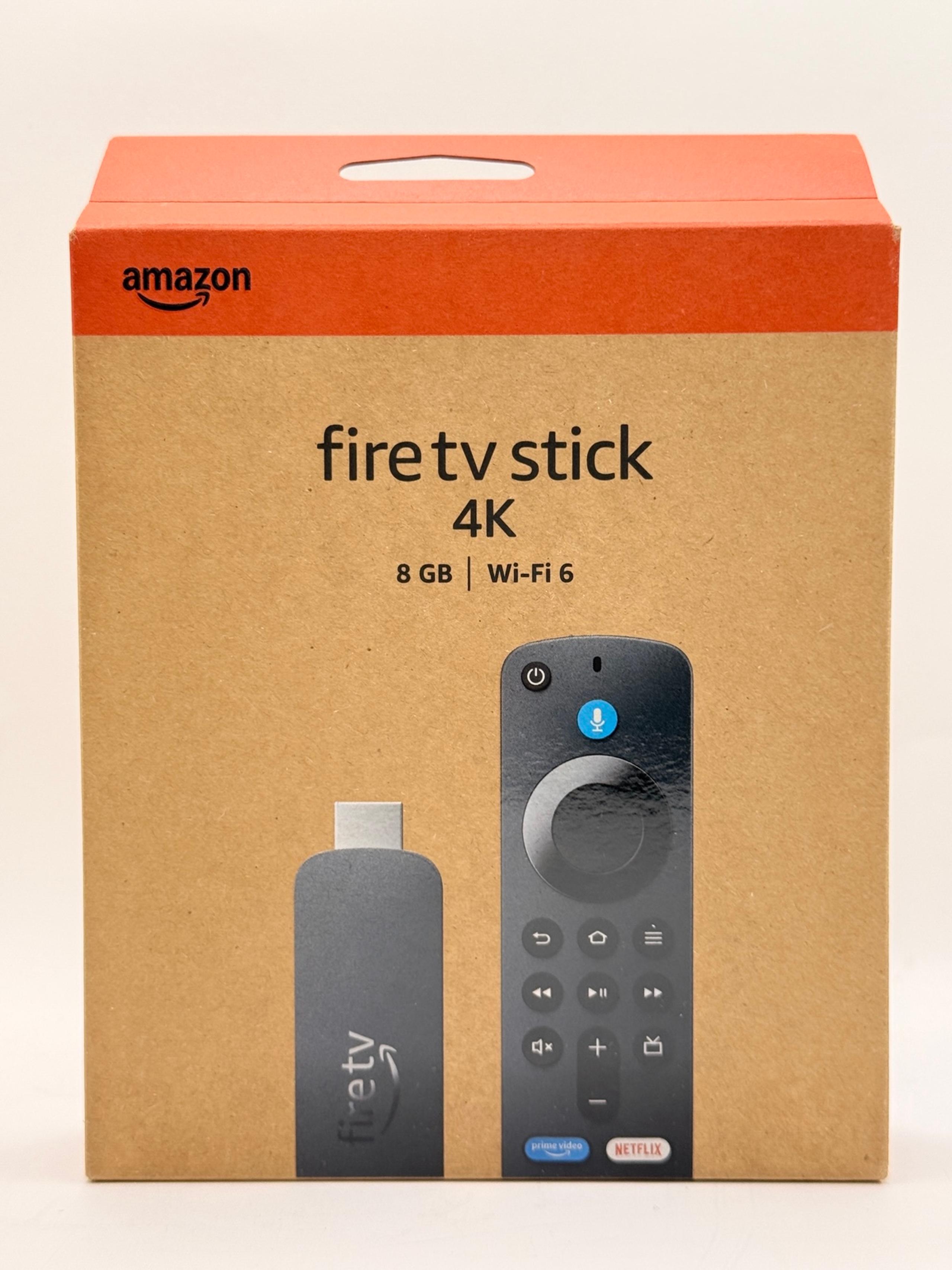 Amazon Fire TV Stick 4K (2nd Gen) 8GB Wi-Fi 6 – New Sealed – Alexa Remote
