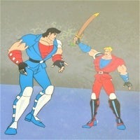 DOUBLE DRAGON ANIMATION CEL W/COA