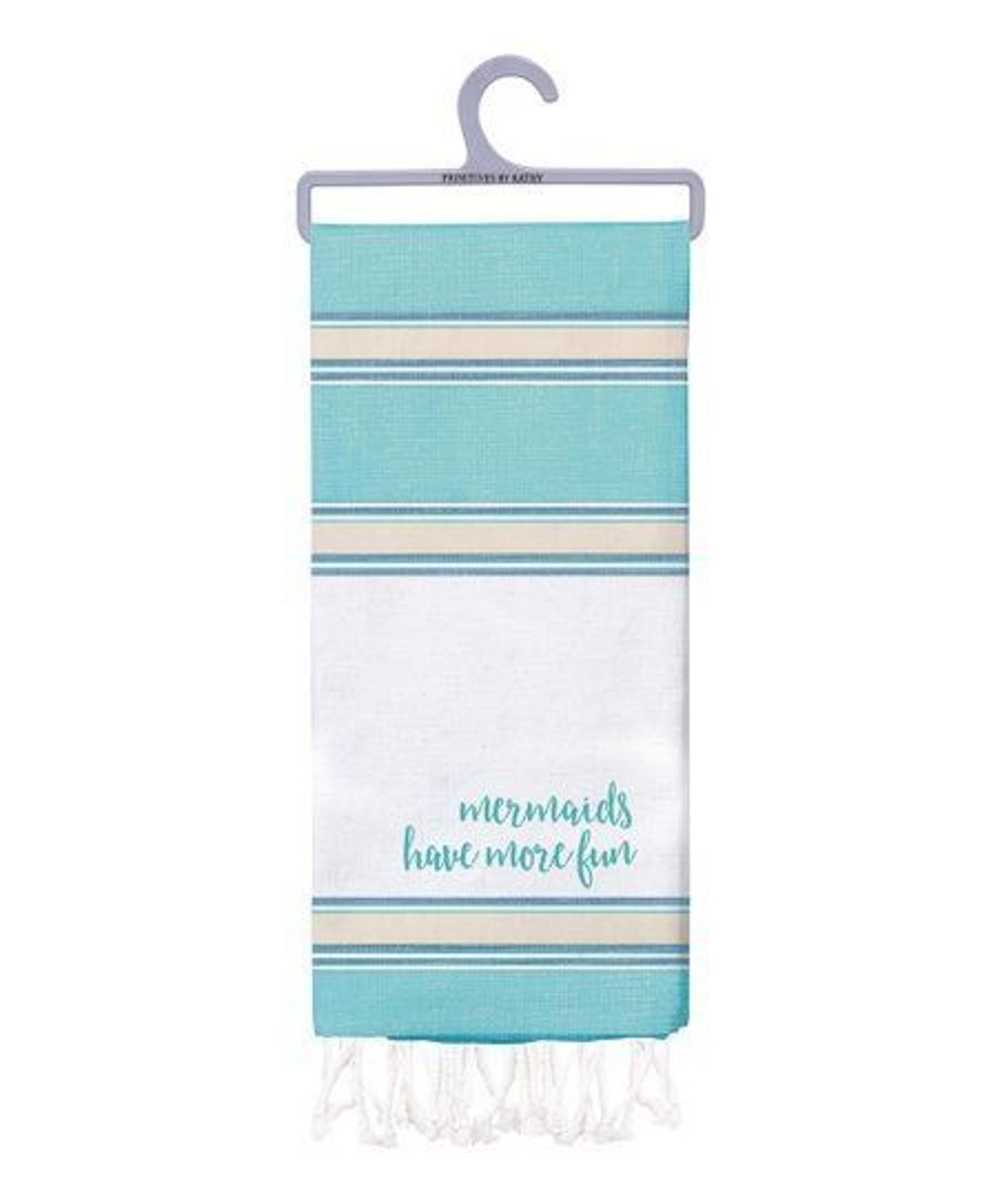 Primitives by Kathy Kitchen Towel - mermaids have more fun