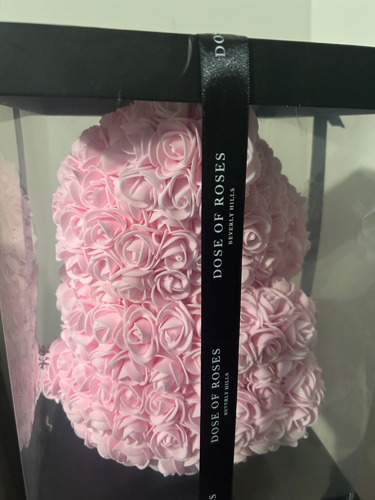 dose of roses pink rose bear