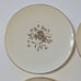 Lenox Starlight Small Floral Plates Set of 4 Appetizer Tidbits Dessert Gold Rim