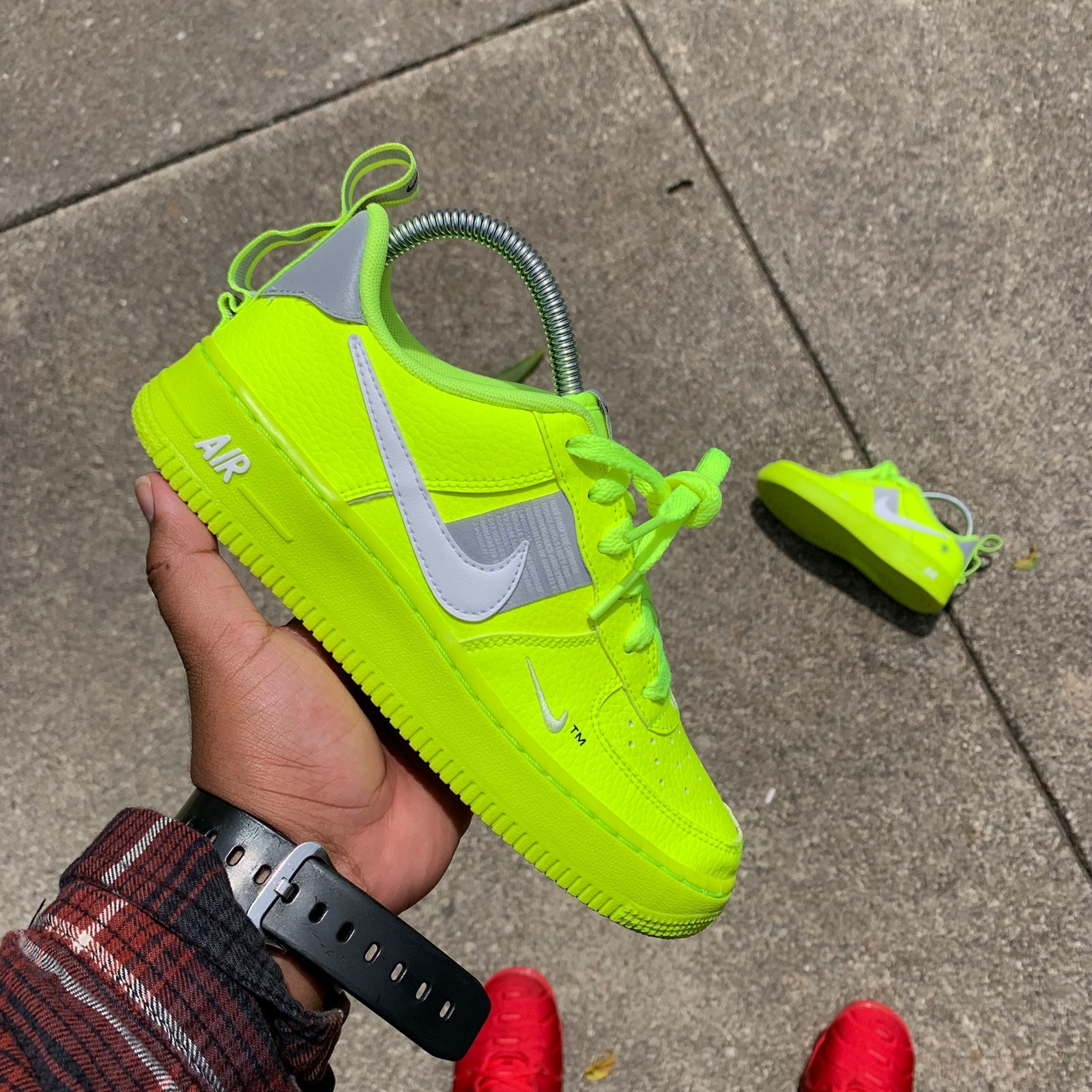 Nike Air Force 1 “VOLT” • Women sz 5.5