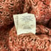 Anthropologie Knitted & Knotted Red Waterfall Cardigan Floral Embroidered Collar