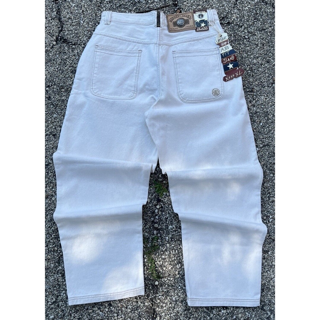 Y2k NWT Urgent Gear jeans 32x31 Jnco Style baggy skater grunge