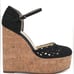 JESSICA SIMPSON Marshela Ankle-Strap Platform Wedge Sandals Woven Cutout shoes