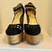 JESSICA SIMPSON Marshela Ankle-Strap Platform Wedge Sandals Woven Cutout shoes