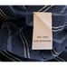 Billy Reid Women Small ITALIAN 100% LINEN LAGENLOOK midi Dress Blue With Pockets