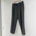 CANALI MILANO Men's Charcoal Pleated Dress Pants