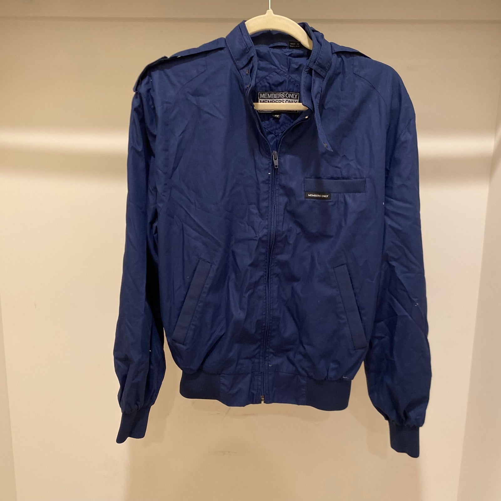 members only blue jacket