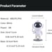 Galaxy Star Projector Starry Sky Night Light Astronaut Lamp Home Room Decor