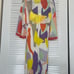 Alice + Olivia Abstract Print Bodycon Dress in Multicolor