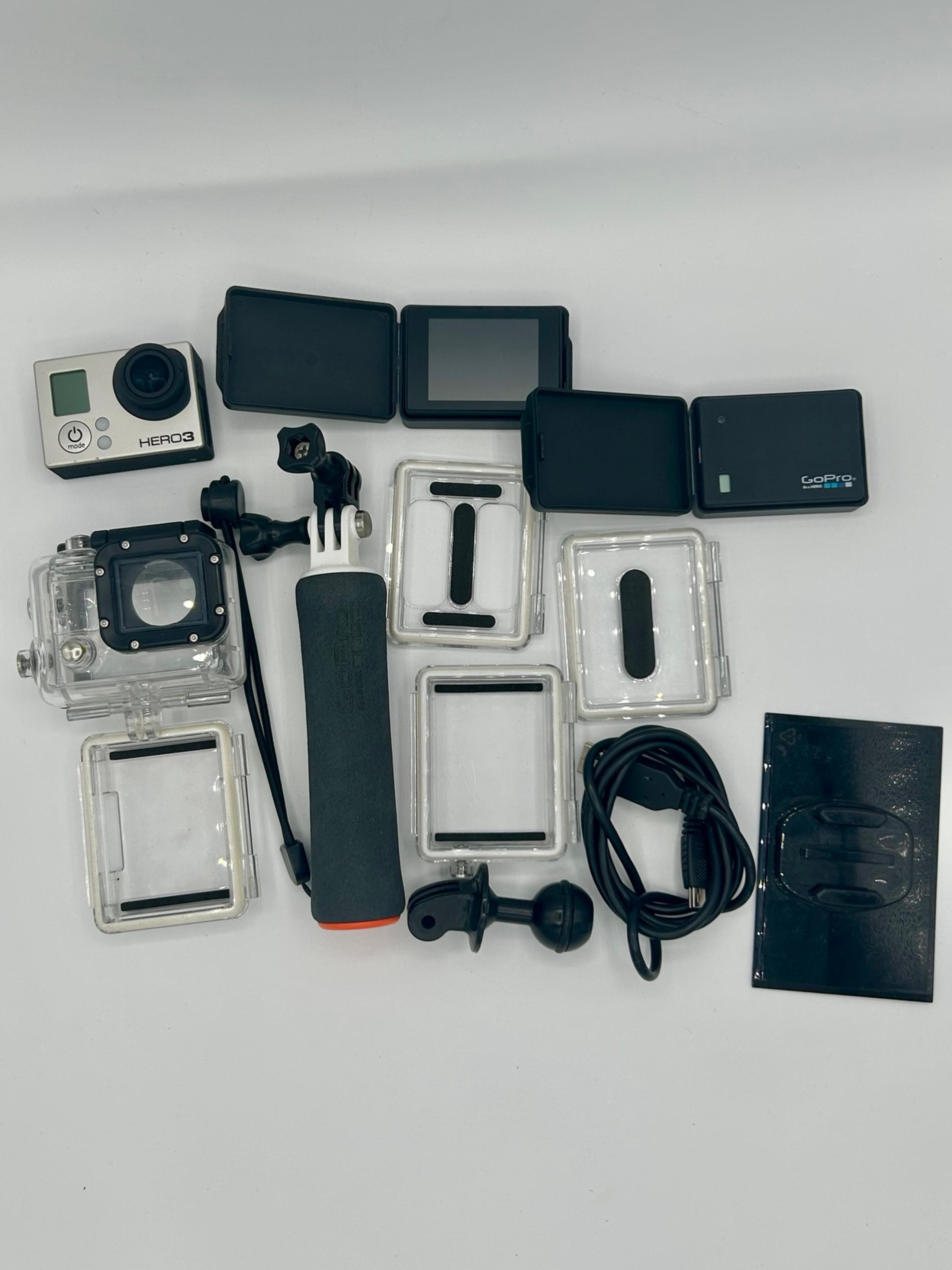 GoPro hero 3 with all accessories