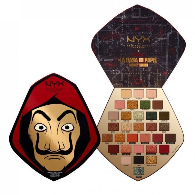 NYX x Netflix Money Heist Mask Eyeshadow Palette