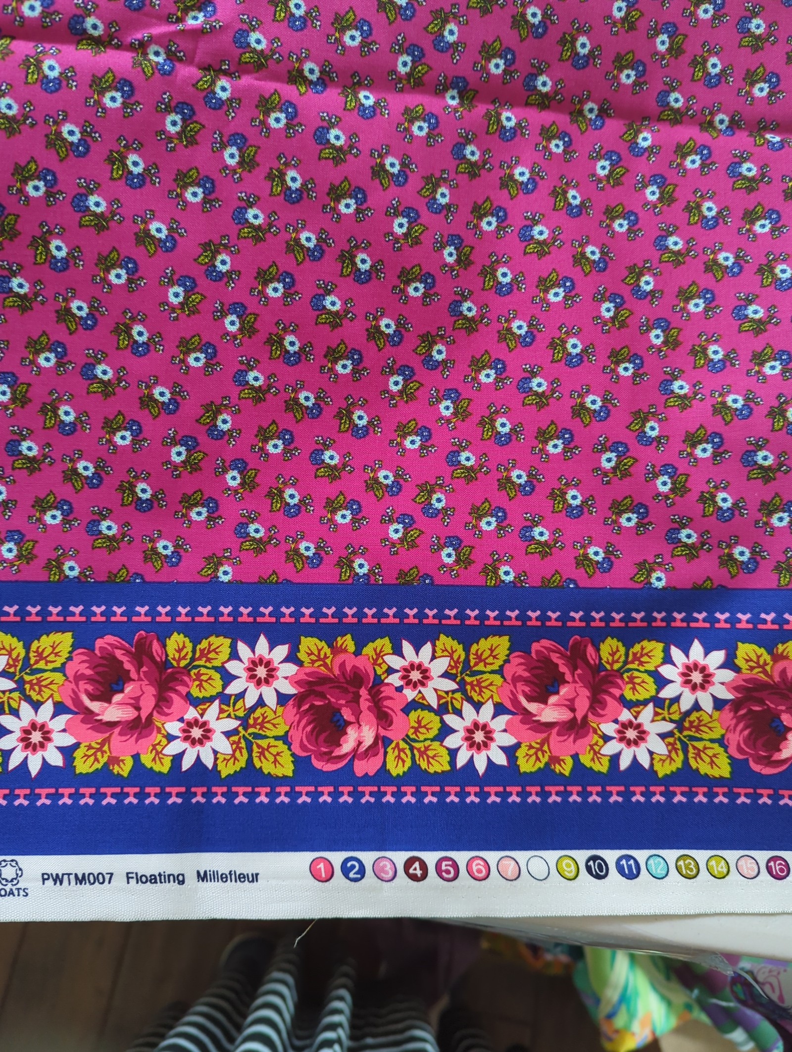 Tokyo Milk millefleur fabric 1y