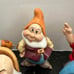 Vintage 5 Ceramic Dwarfs From Snow White Garden Statues 9-10” tall