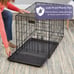 MidWest Homes for Pets Newly Enhanced Single & Double Door iCrate Dog Crate, Inc