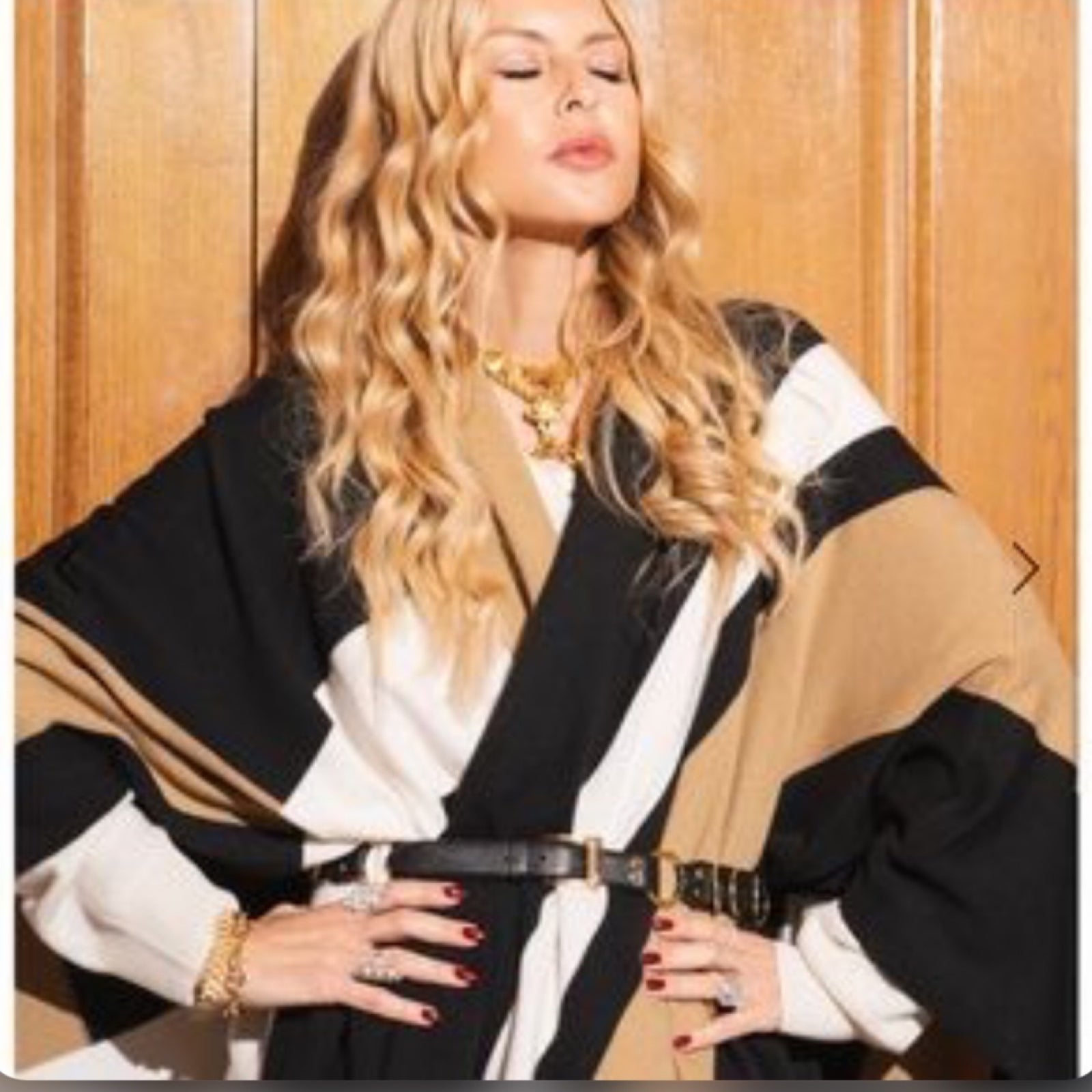 Parrish La Stevie poncho bloggers favorite