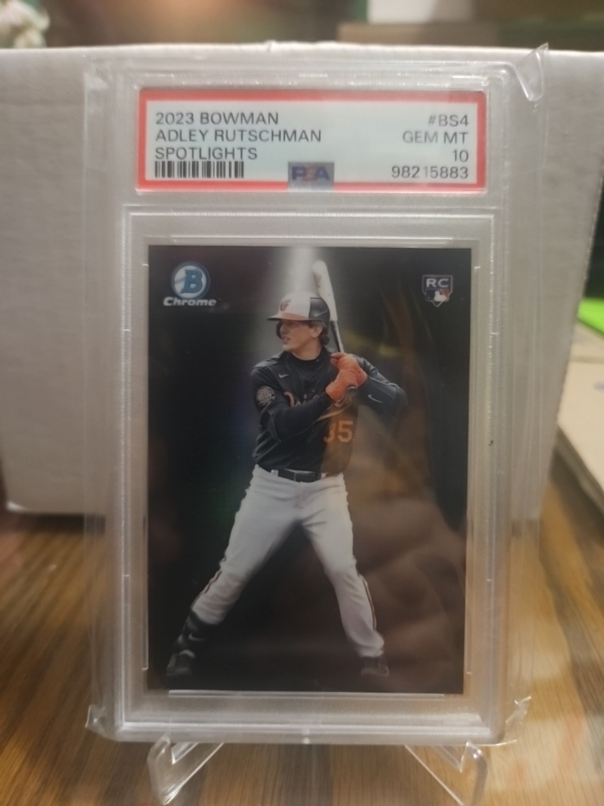 2023 Bowman Chrome ADLEY RUTSCHMAN RC #BS4 Spotlights PSA 10 Orioles