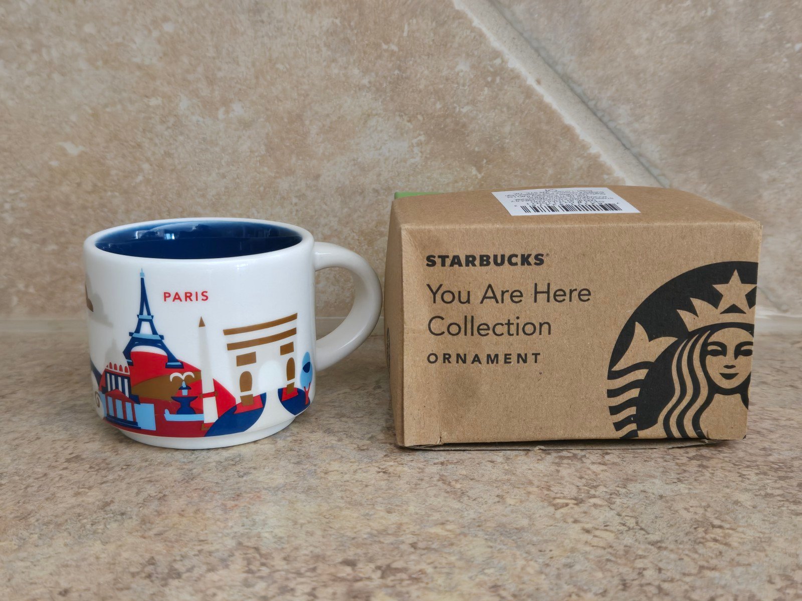 NEW Starbucks Paris miniature ornament mug