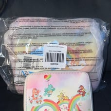 Loungefly Carebear crossbody purse and wallet set