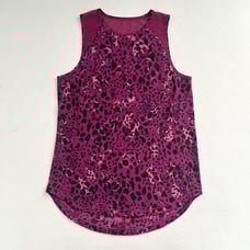 Lululemon Cheetah Camo Magenta Purple Animal Print Sculpt Tank Sleeveless Top 6