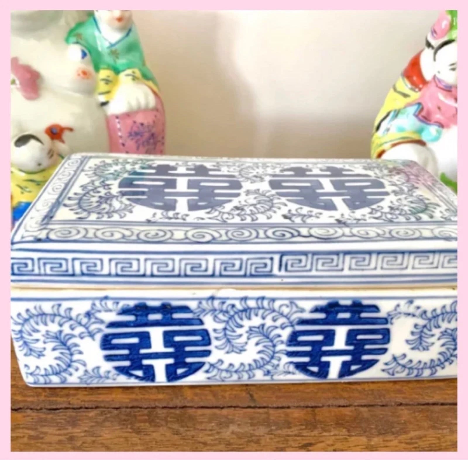 Blue and White