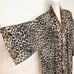 Vintage Y2K 1996 Victoria’s Secret Animal Print Bathrobe Cover Up Kimono Large