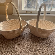 2 Pottery barn easter /nursery baskets free shipping