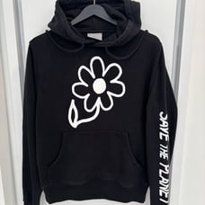 Ashley Williams Black Flower Hoodie