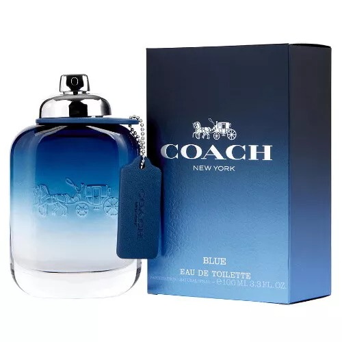 Coach Blue by Coach 3.3 / 3.4 oz EDT Cologne for Men Brand New In Box free shipp