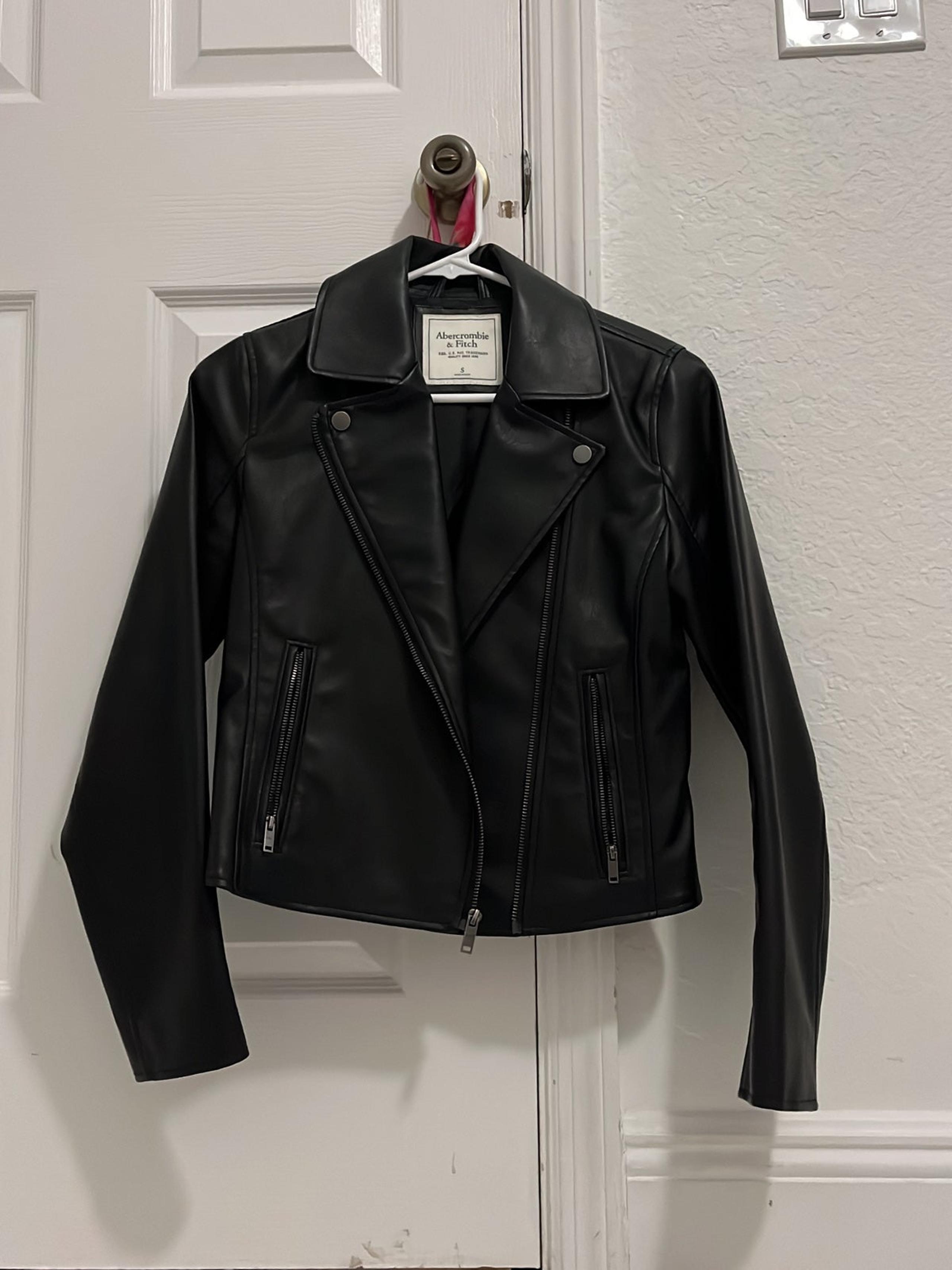 Abercrombie and Fitch Faux Leather Motor Jacket