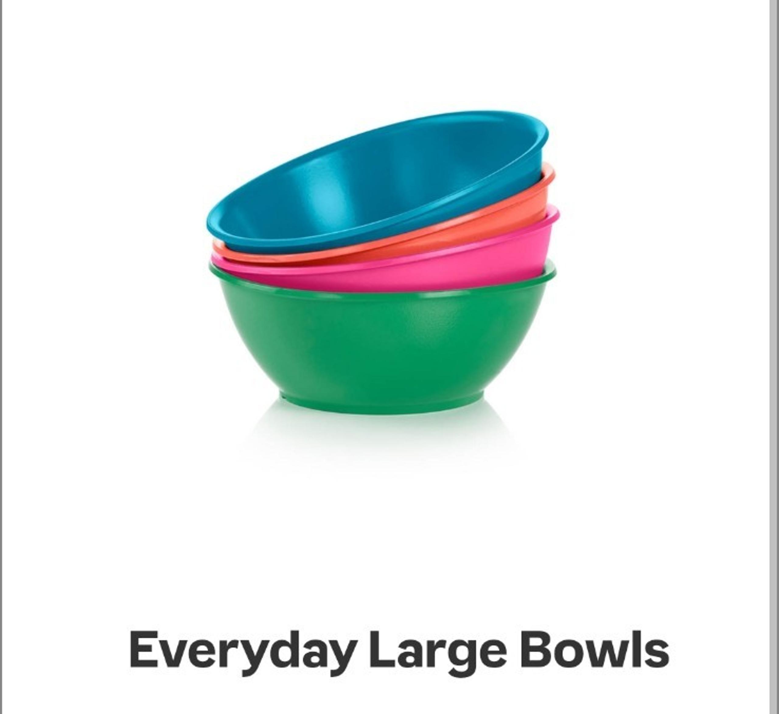 Tupperware Everyday Large Bowls