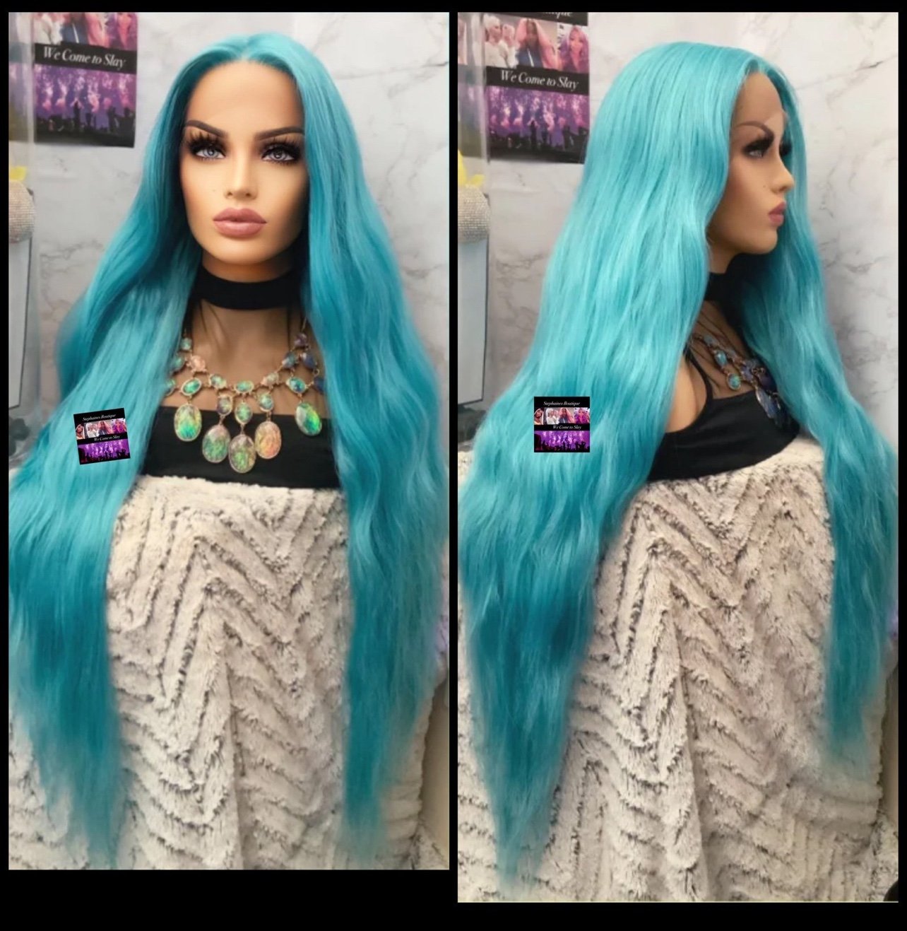 Human Hair Blended Lace Front Wig