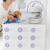 Hubble Nursery Pal Premium Baby Monitor White NEW IN BOX Tablet Camera 180 MSRP