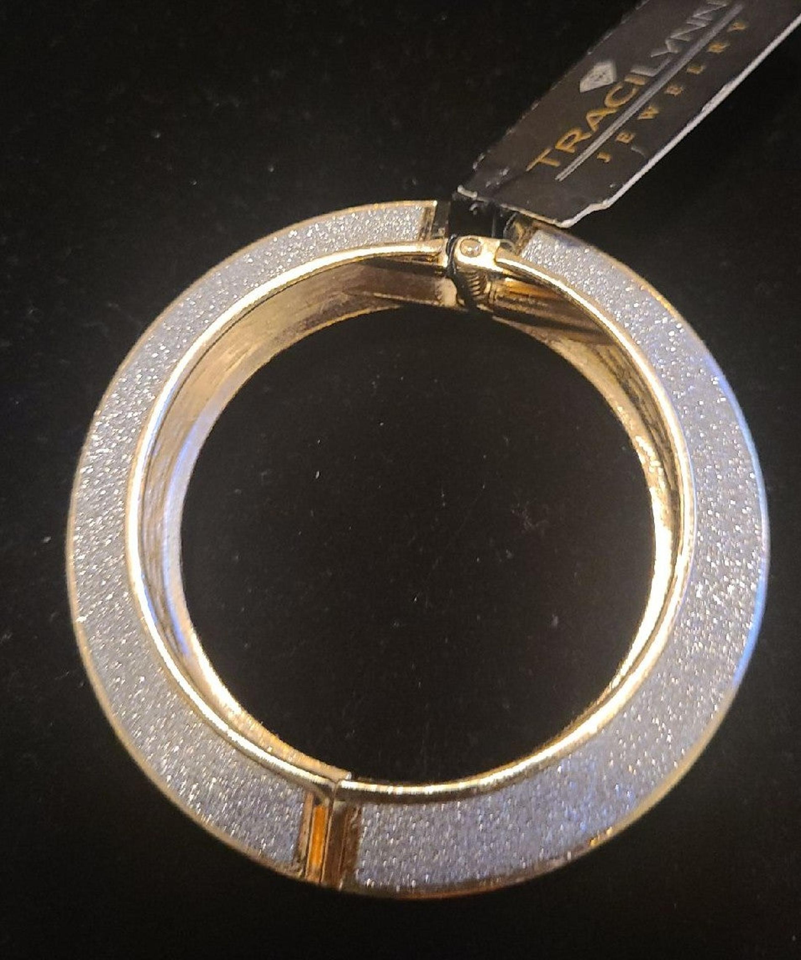 Traci Lynn Glitter Bangle Bracelet ~NWT
