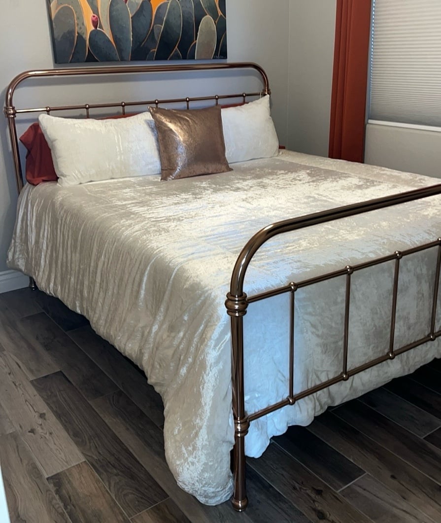 Ivory Velvet Duvet Bedding Set - Oversized King