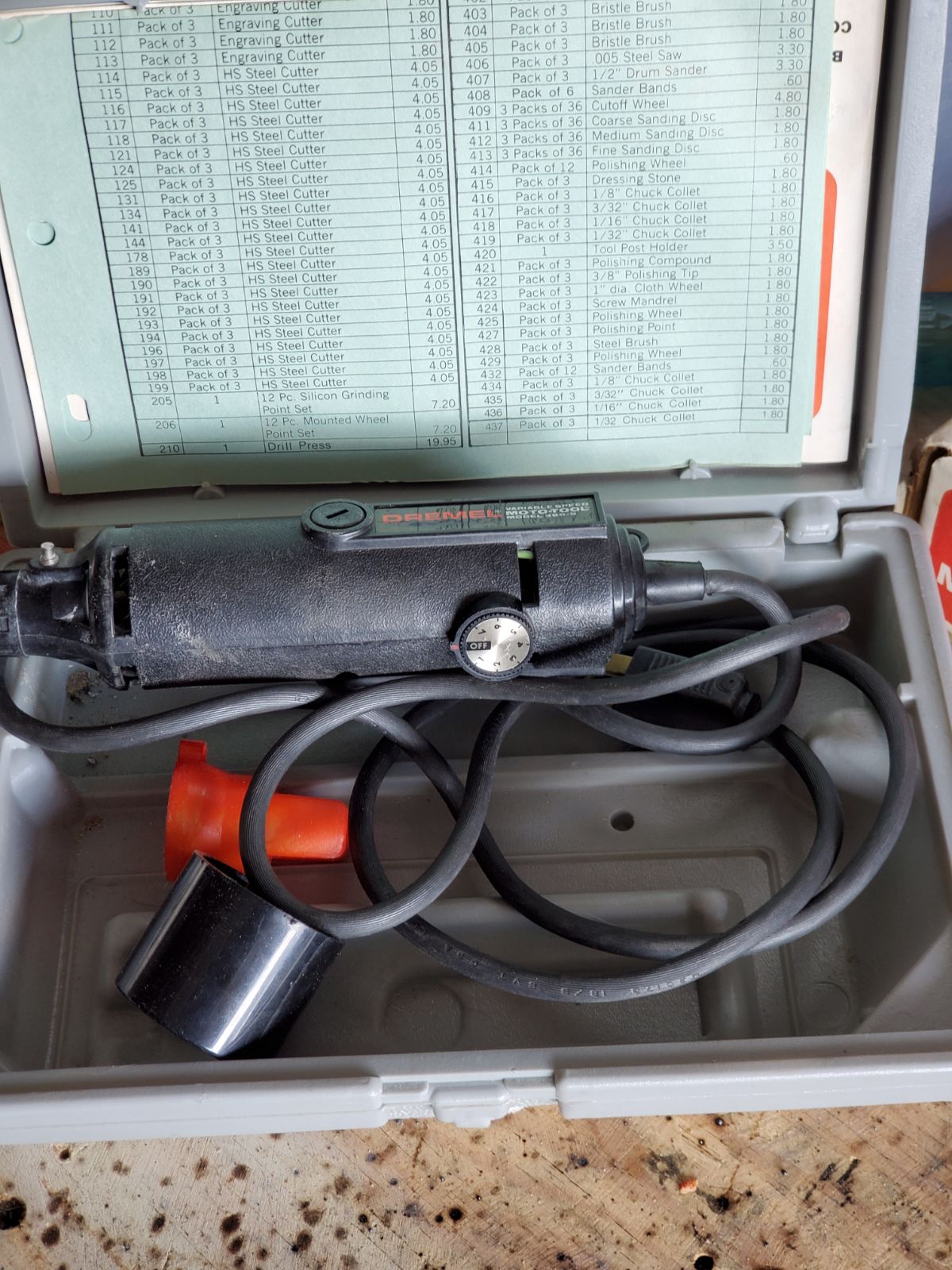 Dremel moto tool suite