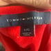 Tommy Hilfiger women’s red v-neck sweater size Large