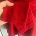 Tommy Hilfiger women’s red v-neck sweater size Large