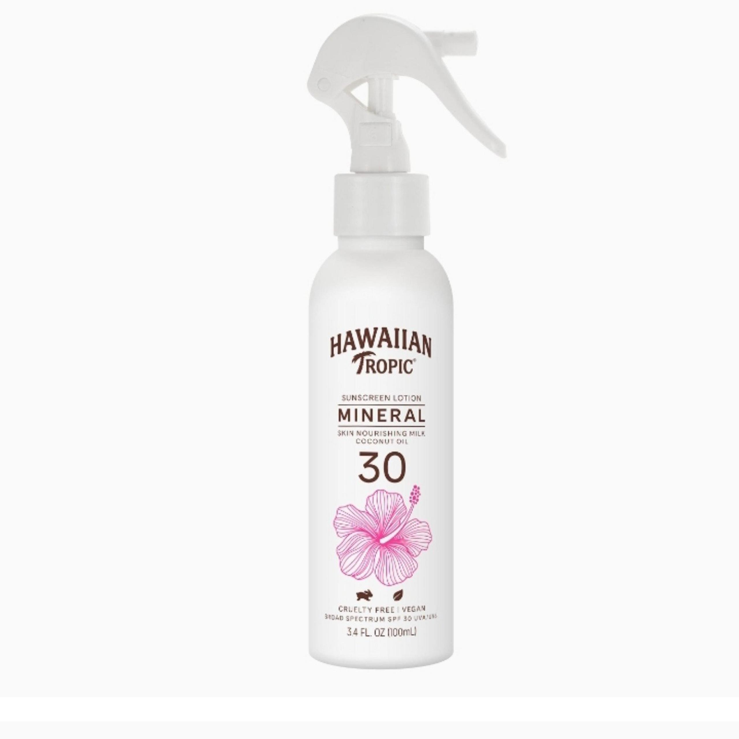 Hawaiian Tropic Mineral Sunscreen Skin Nourishing Milk Spray, SPF 30 - 3.4 fl oz