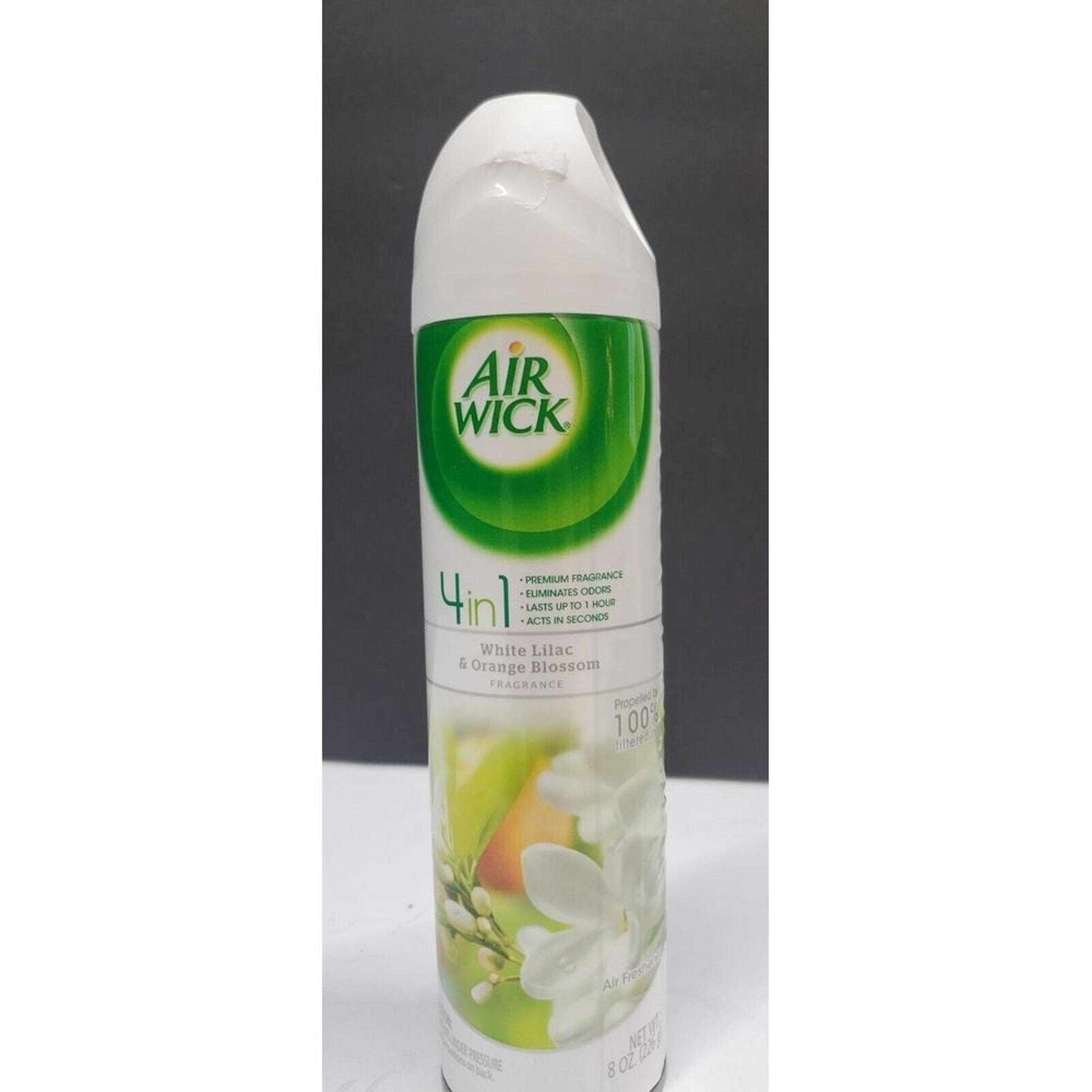 Air Wick Freshener Spray White Lilac & Orange BIossom Discontinued 4 In1