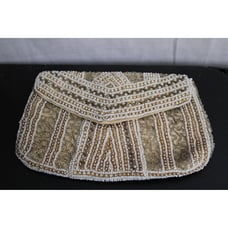 Small Beautiful Vintage Beaded Purse With Unique Pattern