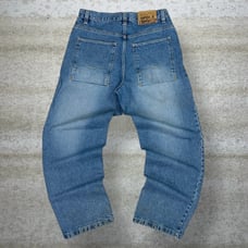 Vintage Skater Wide Leg Jeans South Pole Medium Wash Baggy Denim Y2K