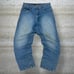 Vintage Skater Wide Leg Jeans South Pole Medium Wash Baggy Denim Y2K