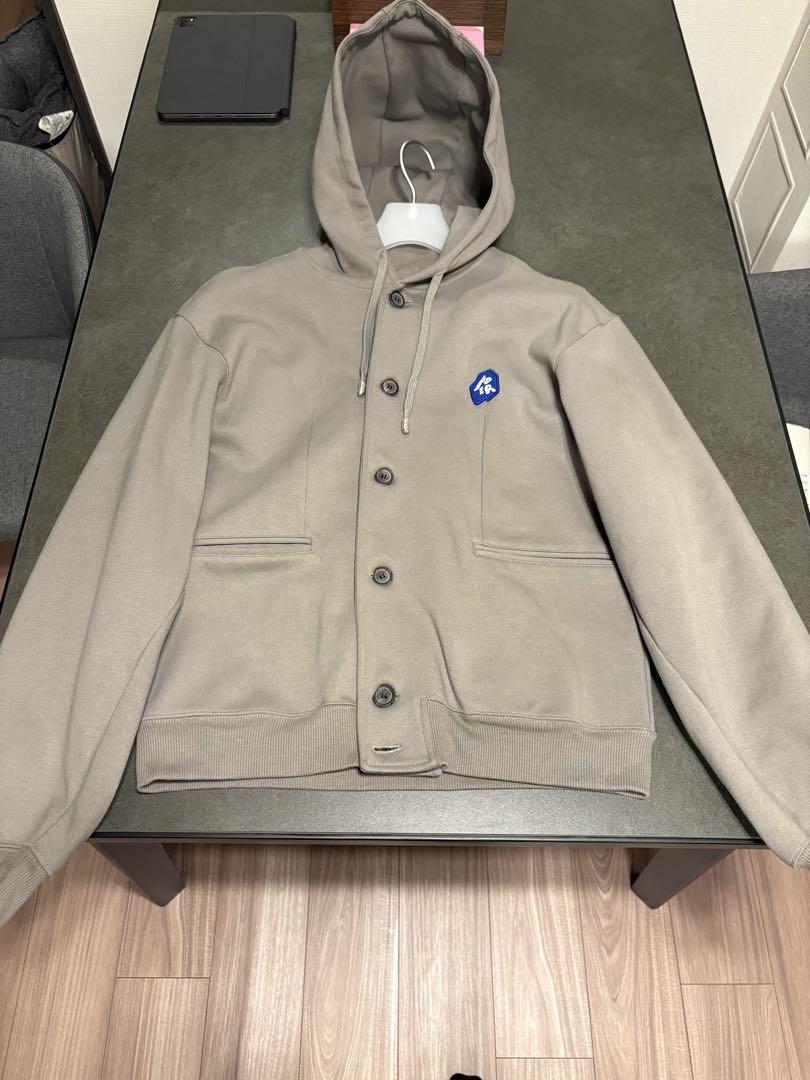 ADER error sculpture logo hooded jacket