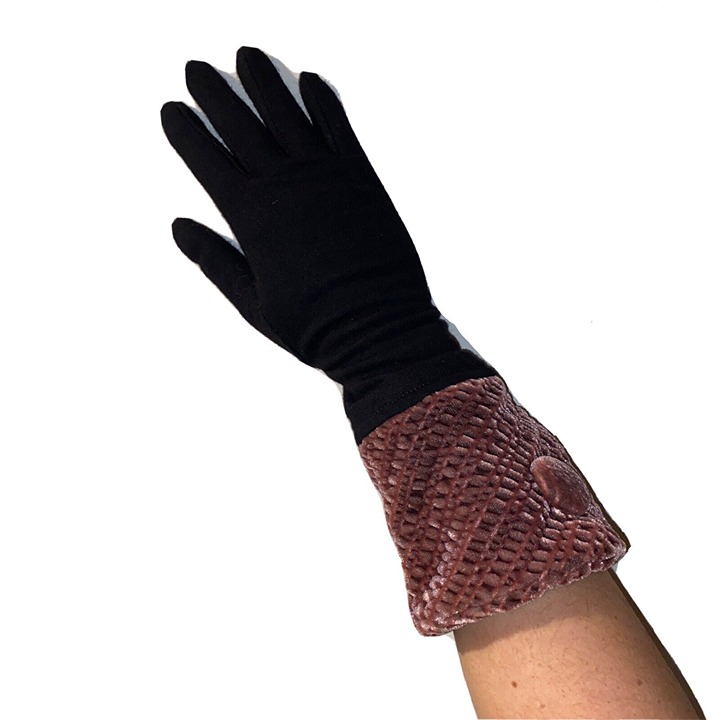 VTG 60s MSM Vogel Women’s Gloves 100% Wool Velvet