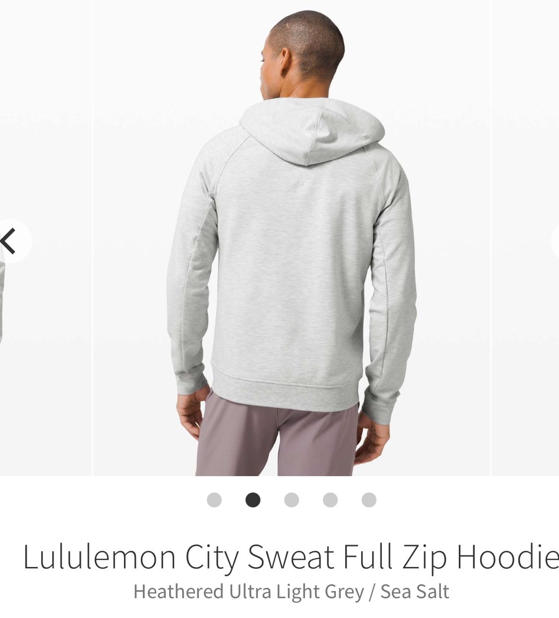 Lululemon City Sweat Full Zip Hoodie size S
